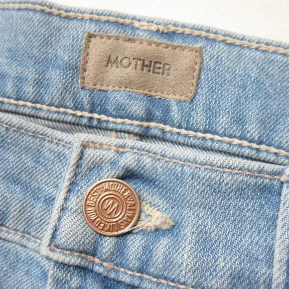 NWT Mother Insider Ankle Fray in Friendly Reminder High Crop Bootcut Jeans 27 - Picture 8 of 13